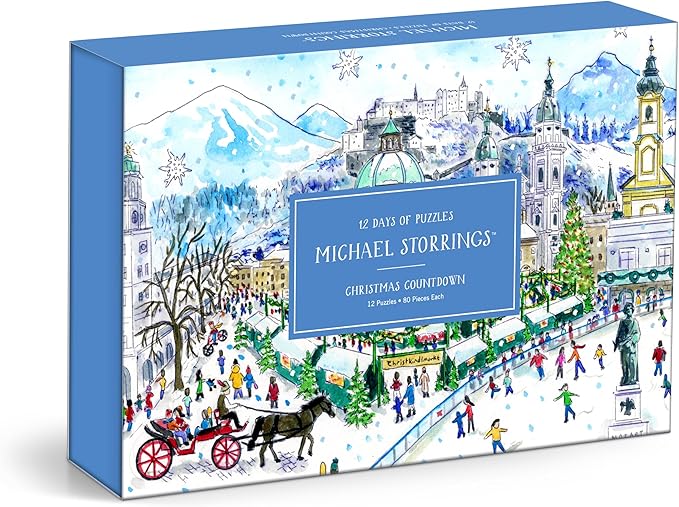 Michael Storrings 12 Days of Puzzles: Christmas Countdown (80 pieces each)