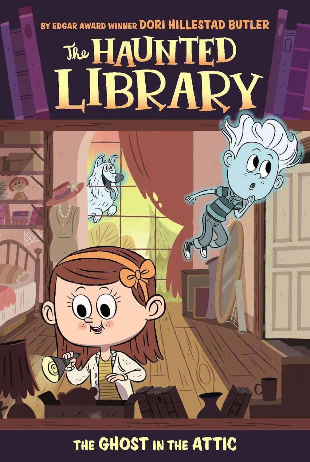 The Ghost in the Attic #2 (The Haunted Library) by Dori Hillestad Butler (Paperback)