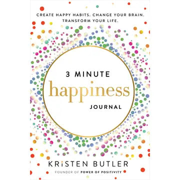 3-Minute Happiness Journal by Kristen Butler