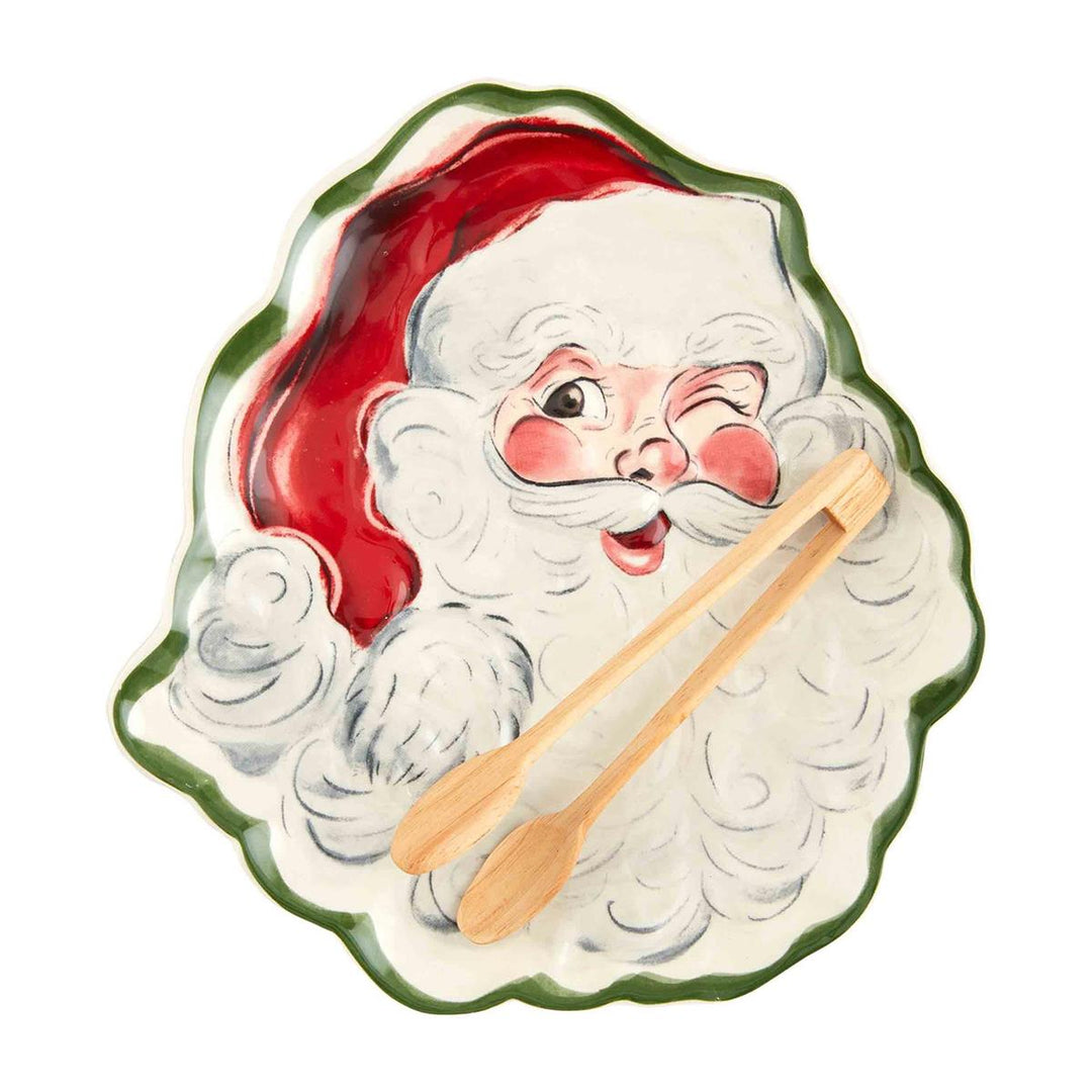 Santa Cookie Plate Set