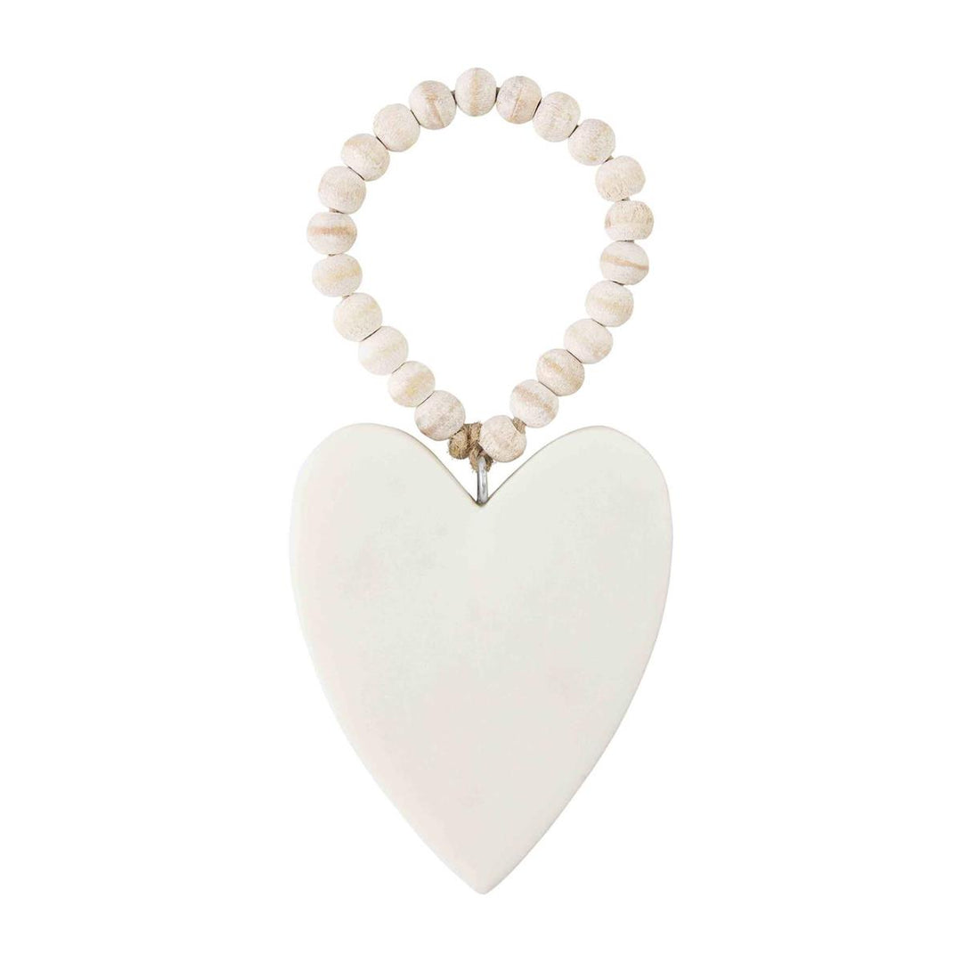 Marble Heart Ornament
