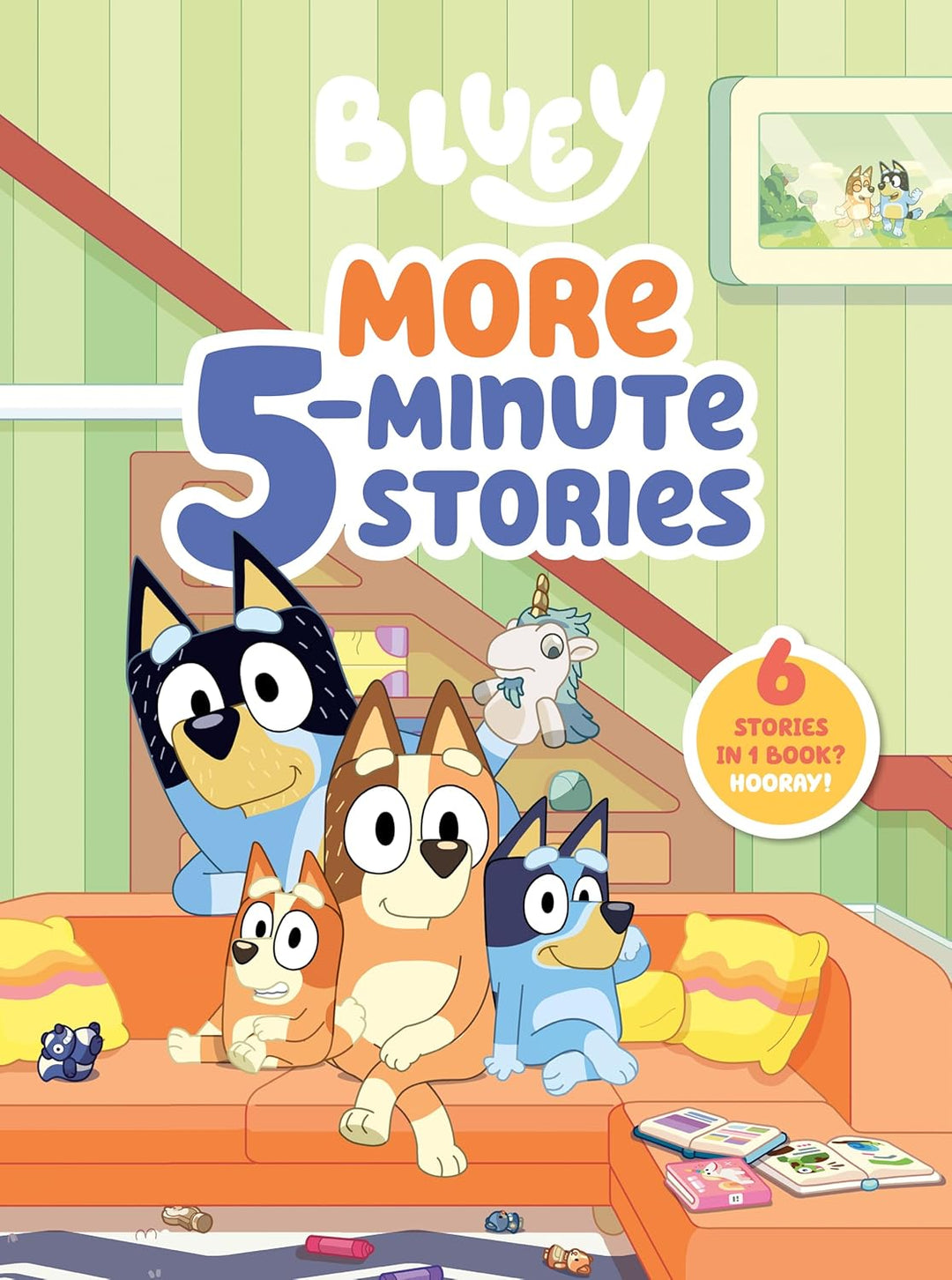 Bluey: More 5-Minute Stories (Hardback)