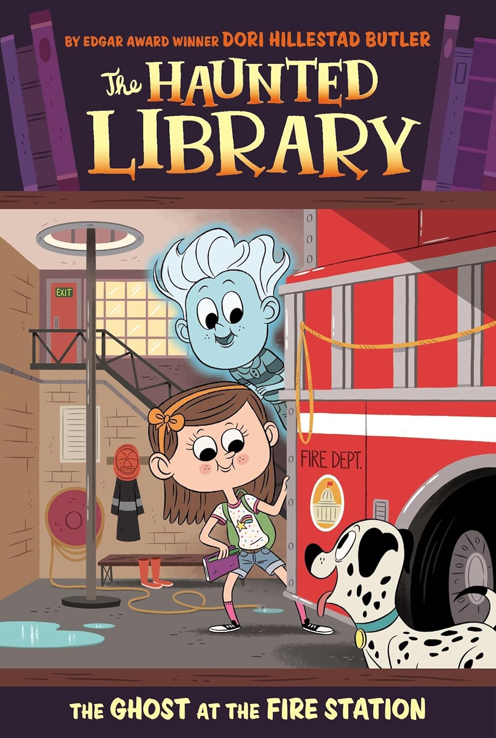 The Ghost at the Fire Station #6 (The Haunted Library) by Dori Hillestad Butler