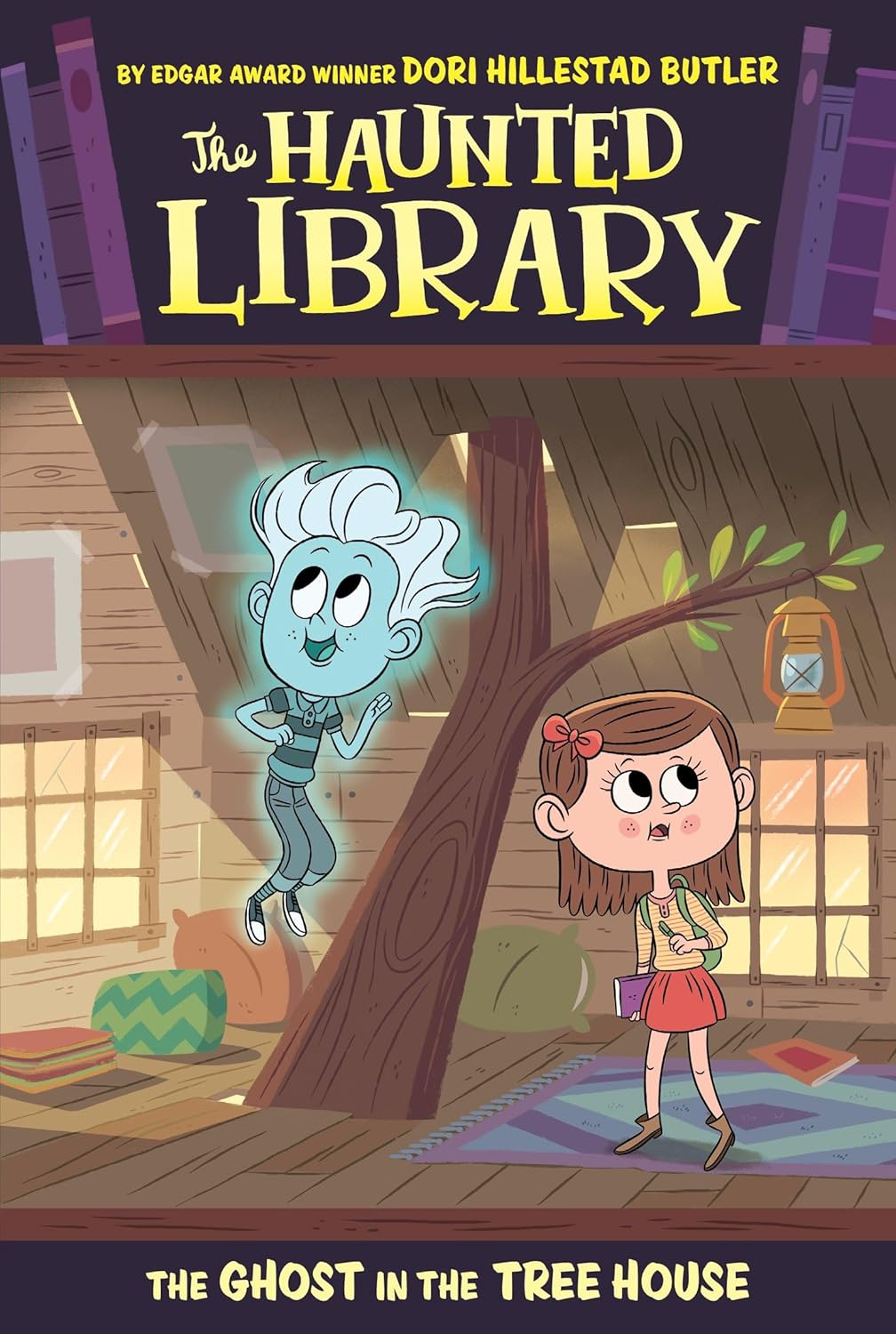 The Ghost in the Tree House #7 (The Haunted Library) by Dori Hillestad Butler (Paperback)