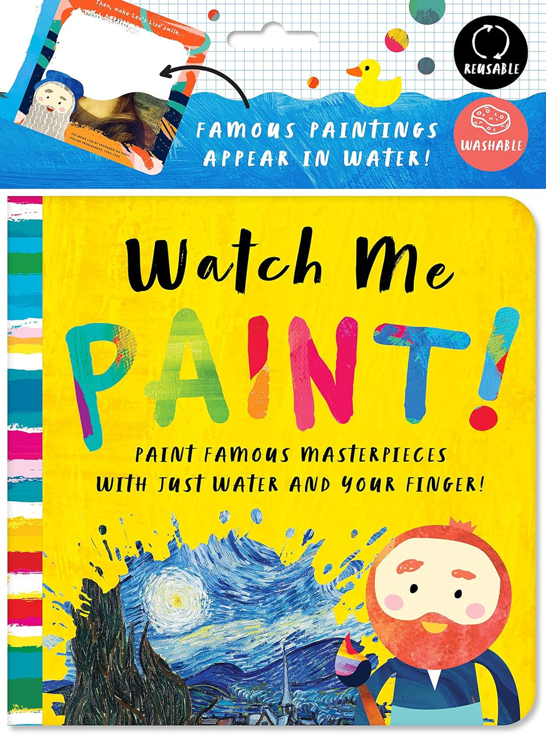 Watch Me Paint: Paint Famous Masterpieces with Just Your Finger!: Color-Changing Fun for Bath Time and Play Time! by David Miles