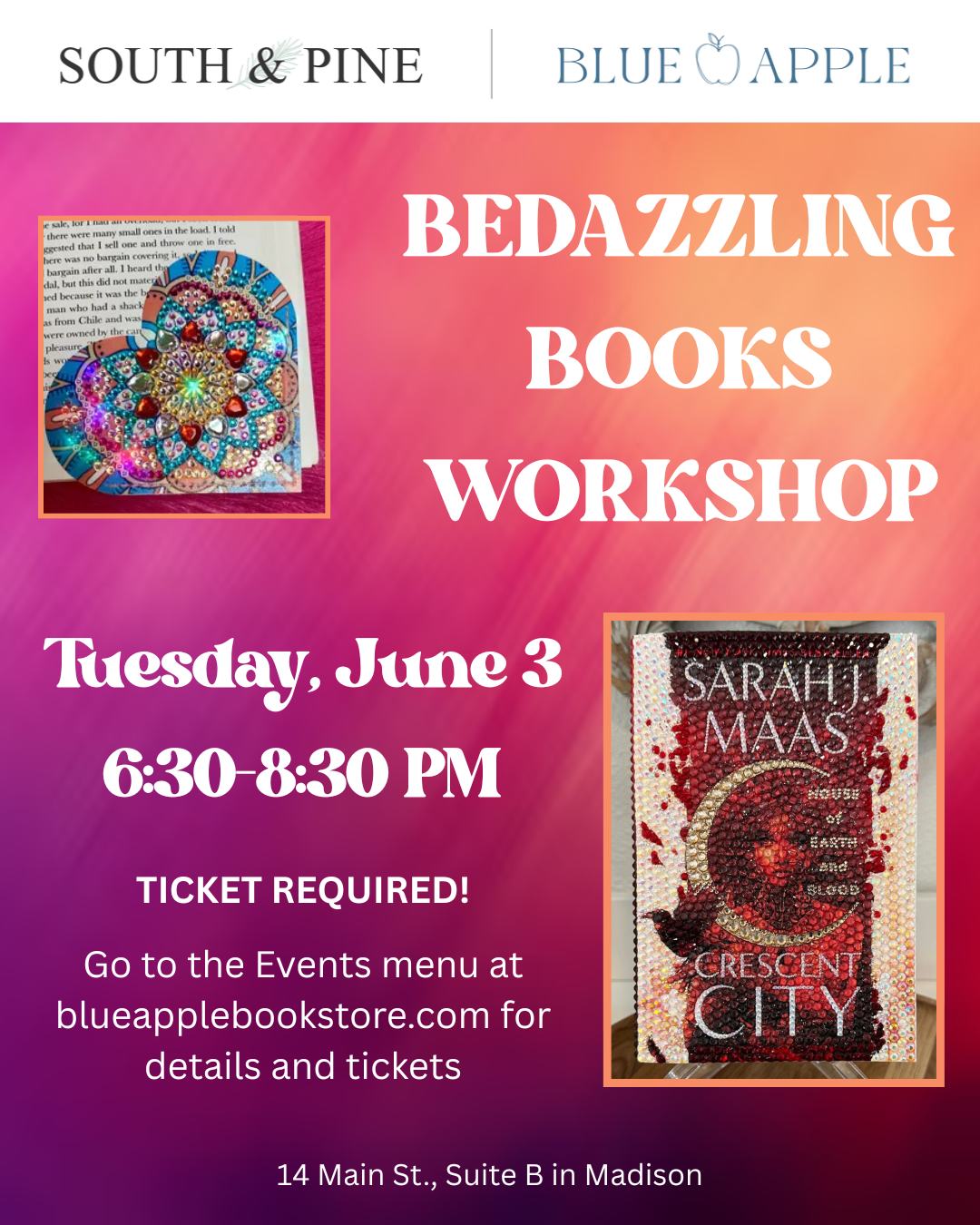 Bedazzled Book Workshop - June 3, 2025