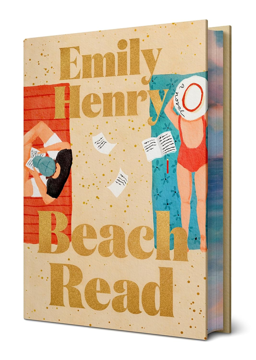 Beach Read by Emily Henry (with sprayed edges)