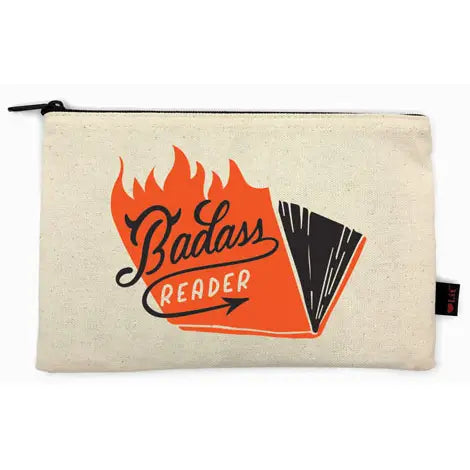 Badass Reader Pencil Pouch