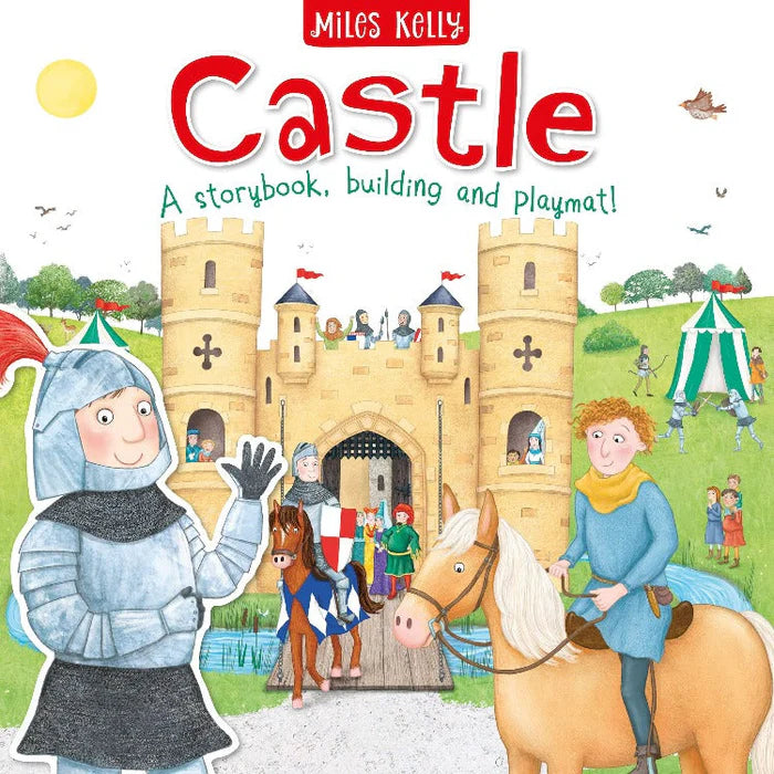Castle A storybook, building, and playmat! by Miles Kelly