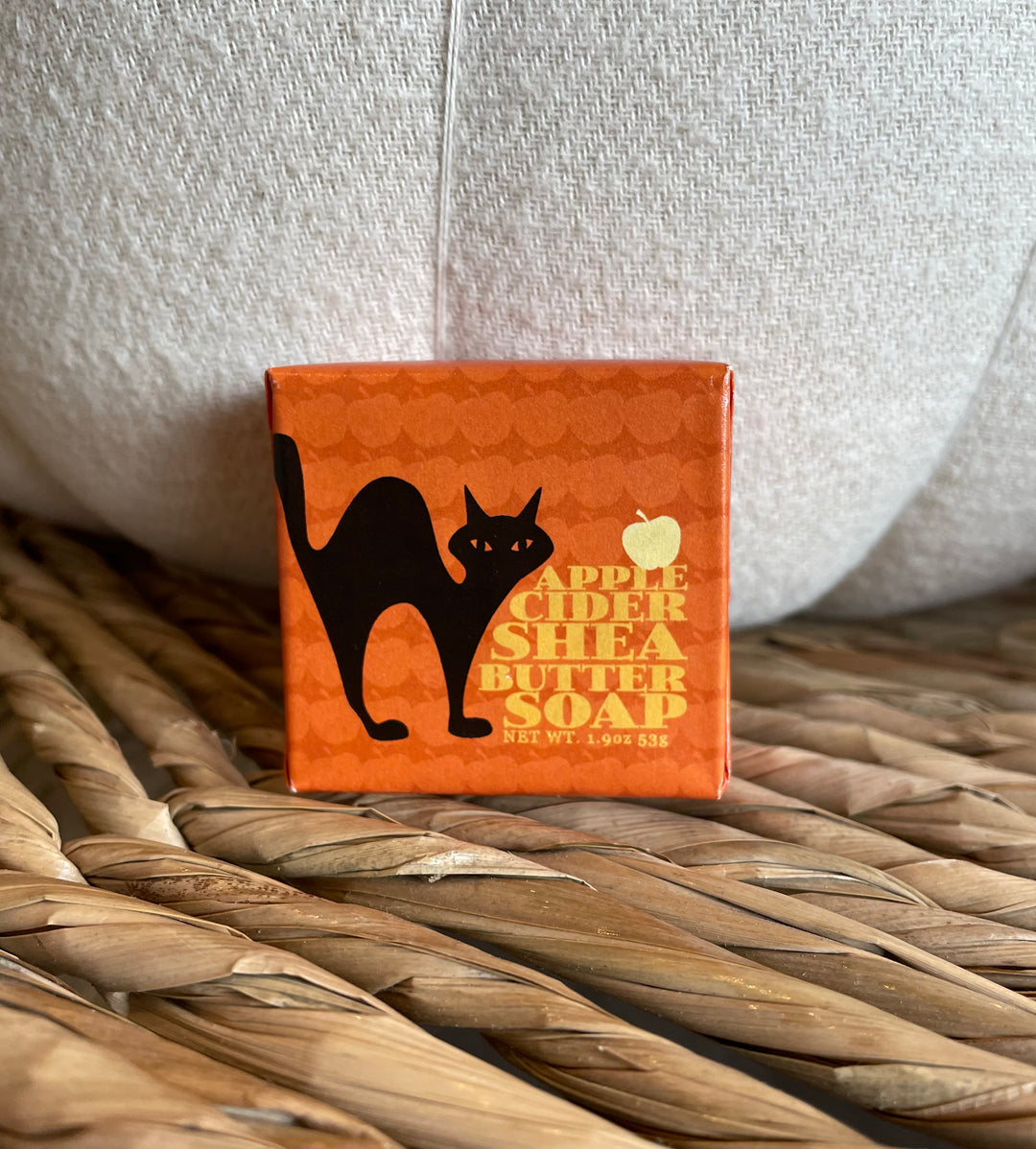 Apple Cider with Black Cat - Mini Wrap Soap