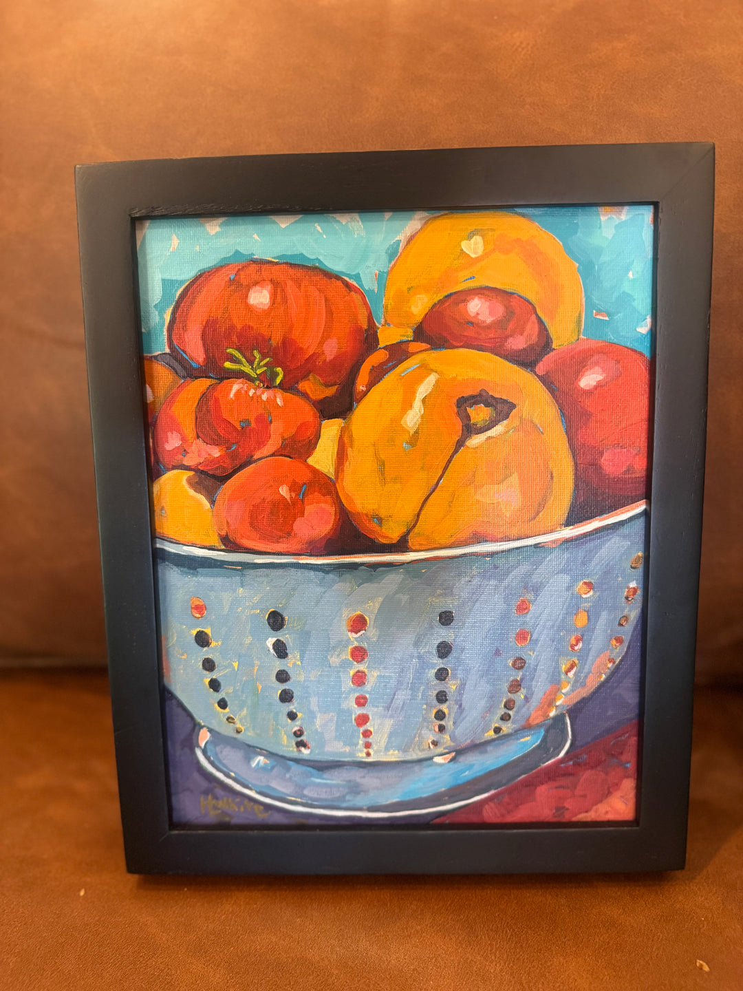 Tomato Harvest - 8"x10" Acrylic on Wood