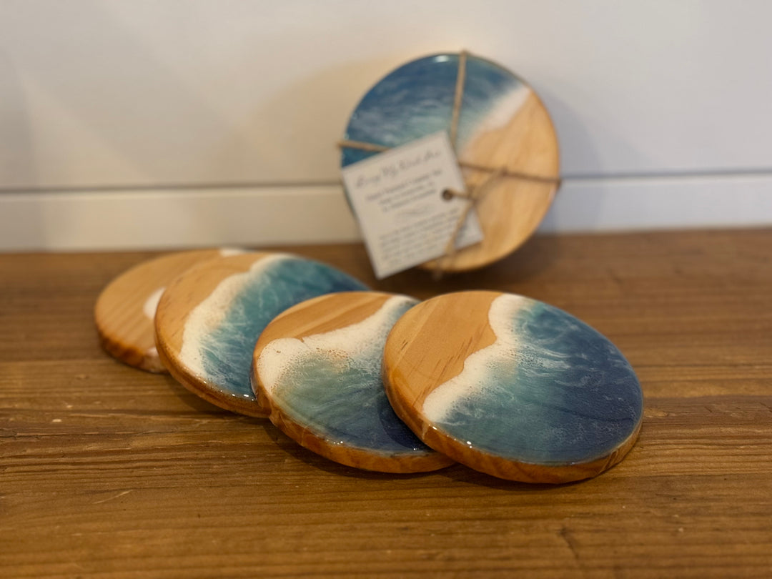 4 pc. Round Coaster Set - 4" Diameter