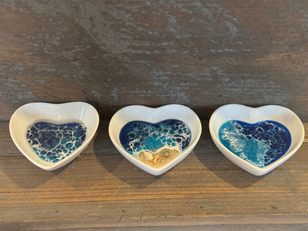 Heart Trinket Boxes 3”x3” $15