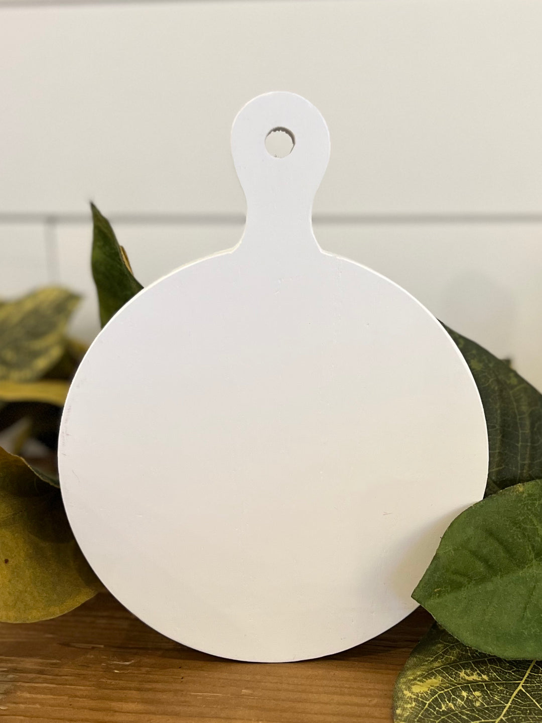 Round White Paulownia Board