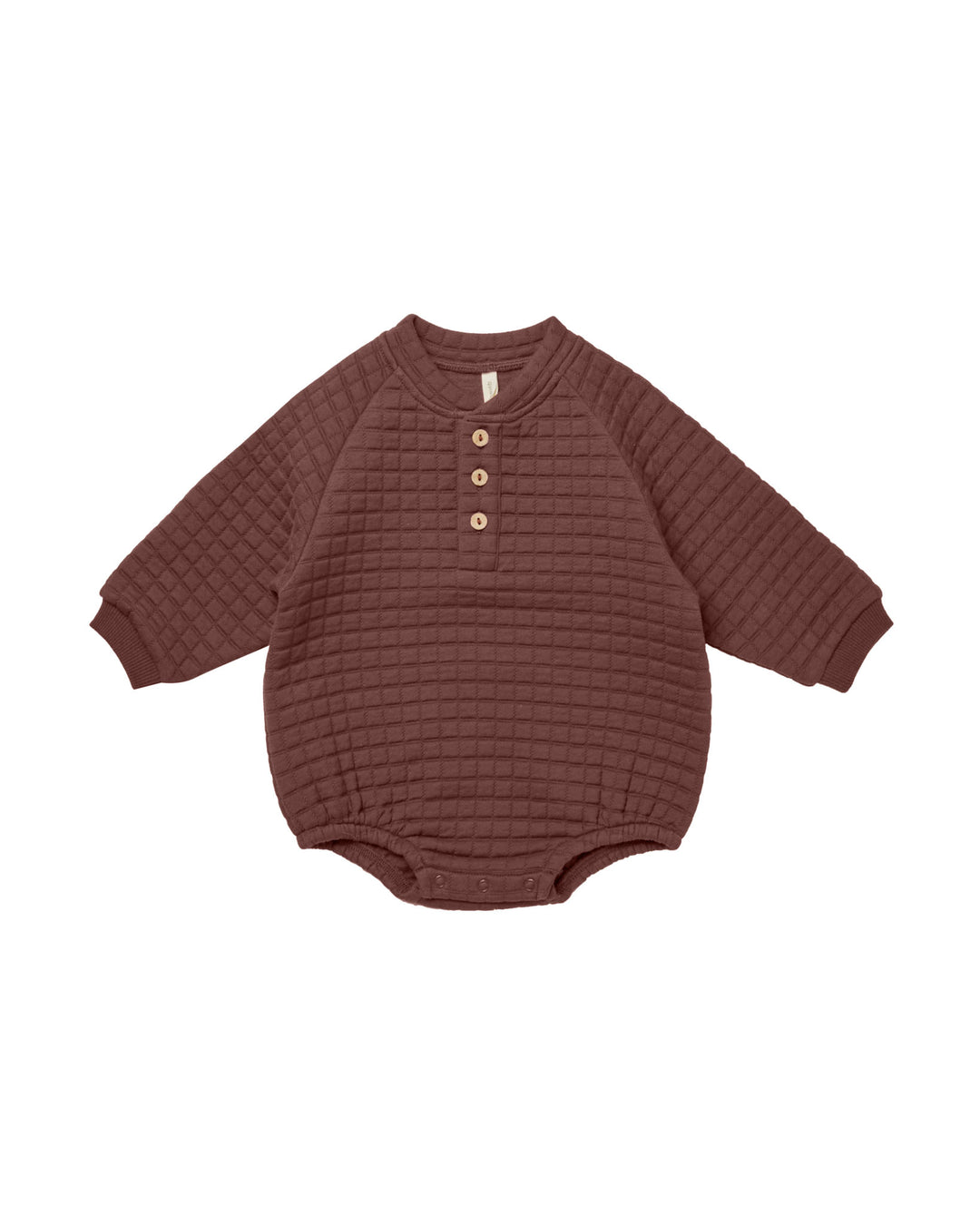 Henley Bubble Romper - Plum