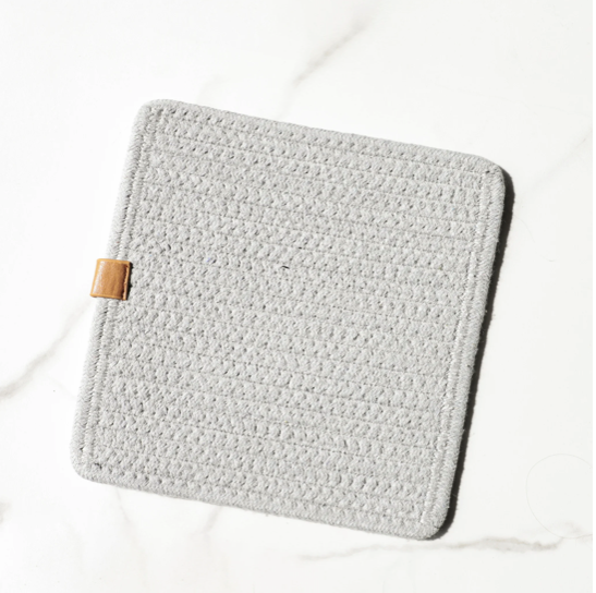 Grey Square Hot Pad