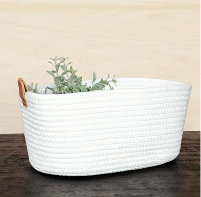 Large Ivory Basket