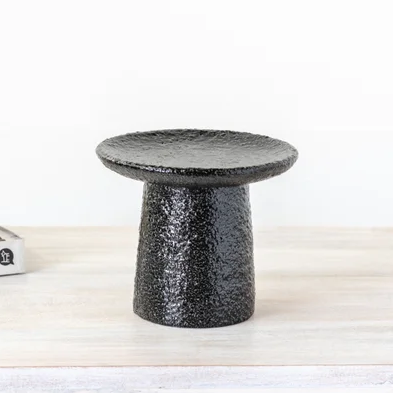 5" Black Candle Holder