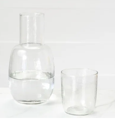 Glass Carafe & Tumbler Set