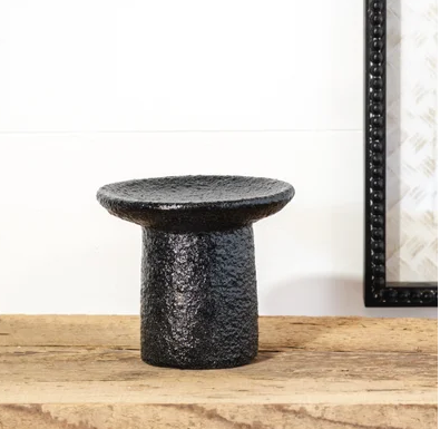 4" Black Candle Holder