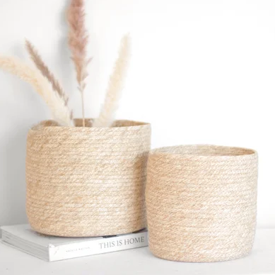 Corn Straw Basket - 2 Sizes