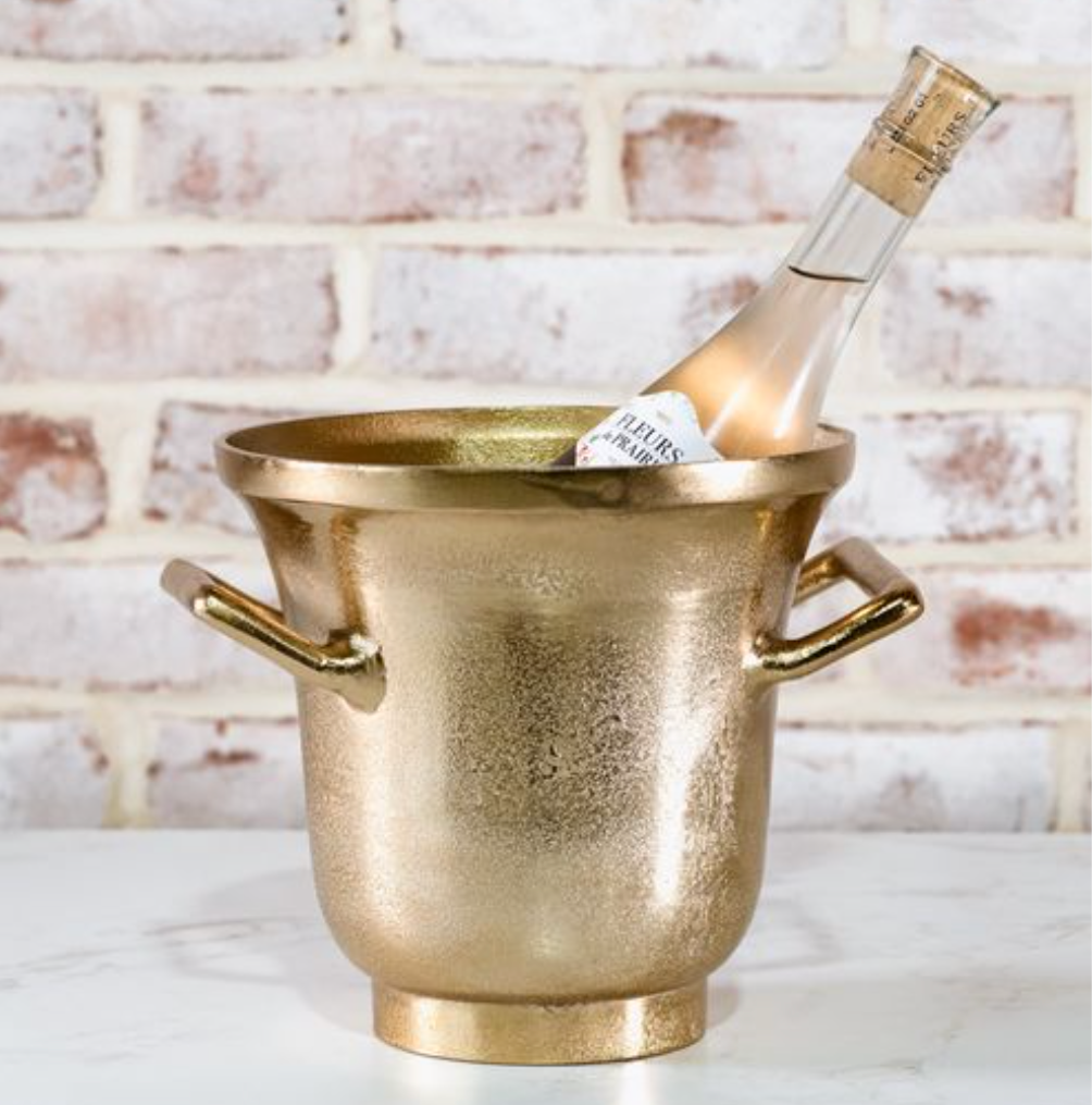 Gold Ice Bucket - 7.5"