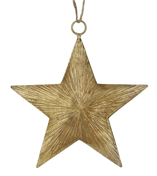 Small Gold Star Ornament