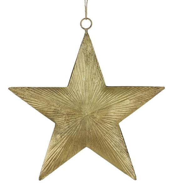 Large Gold Star Ornament