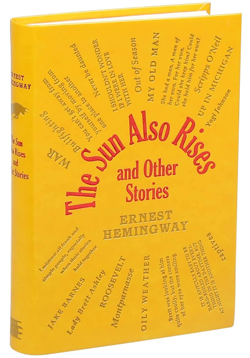 The Sun Also Rises and Other Stories by Ernest Hemingway (Word Cloud Classics)