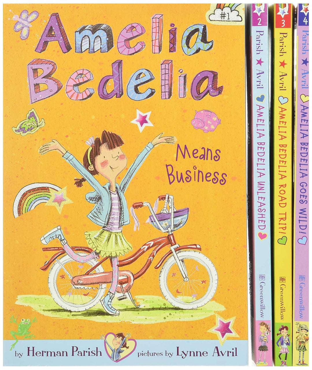 Amelia Bedelia 4-Book Box Set (Books 1-4) by Herman Parish