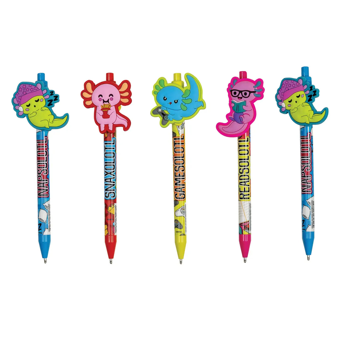 Axolotl Character Clip Pen