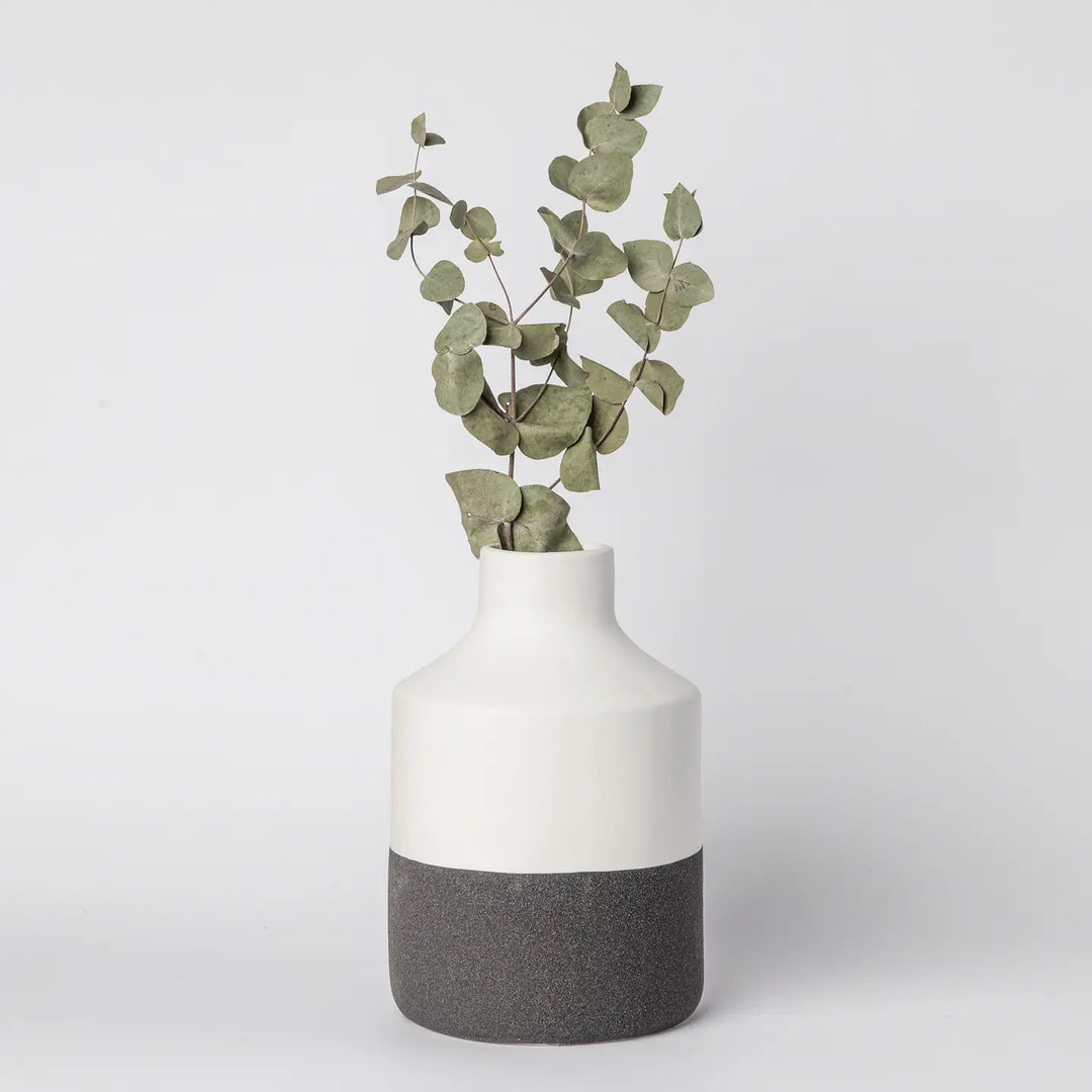 Ceramic Vase - Two Toned Matte