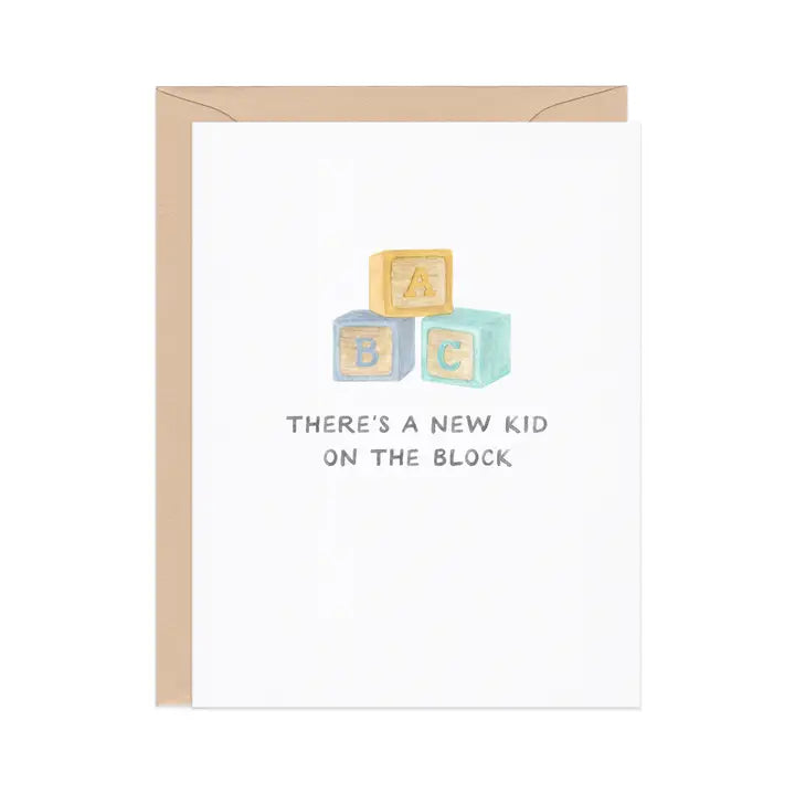 New Kid on the Block - New Baby Card