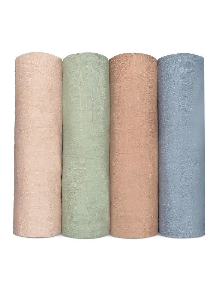 Baby Muslin Swaddle Blanket - 4 Colors