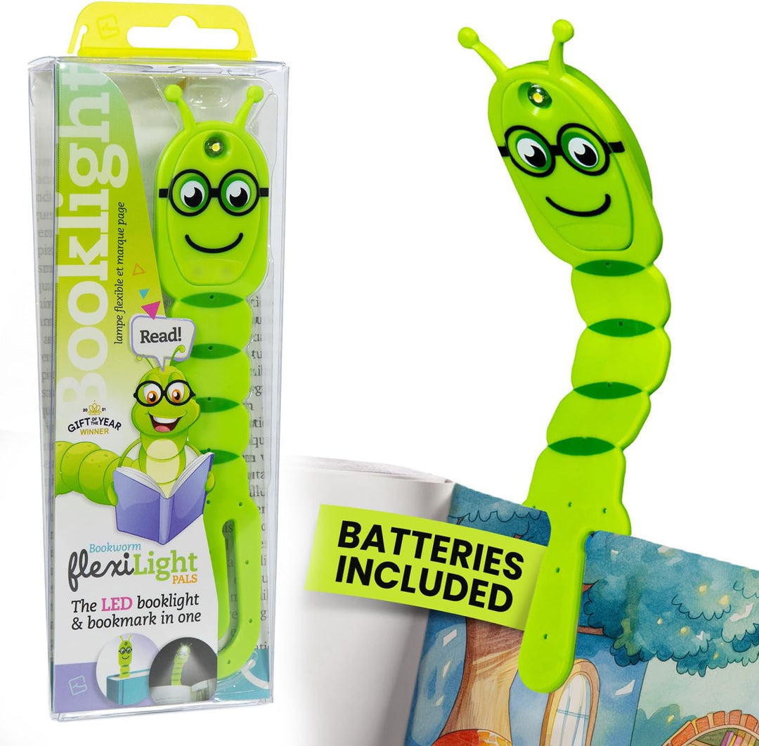 Bookworm Reading Light & Bookmark