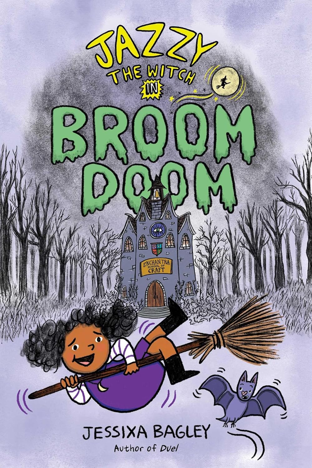 Jazzy The Witch in Broom Doom by Jessixa Bagley (hardback)