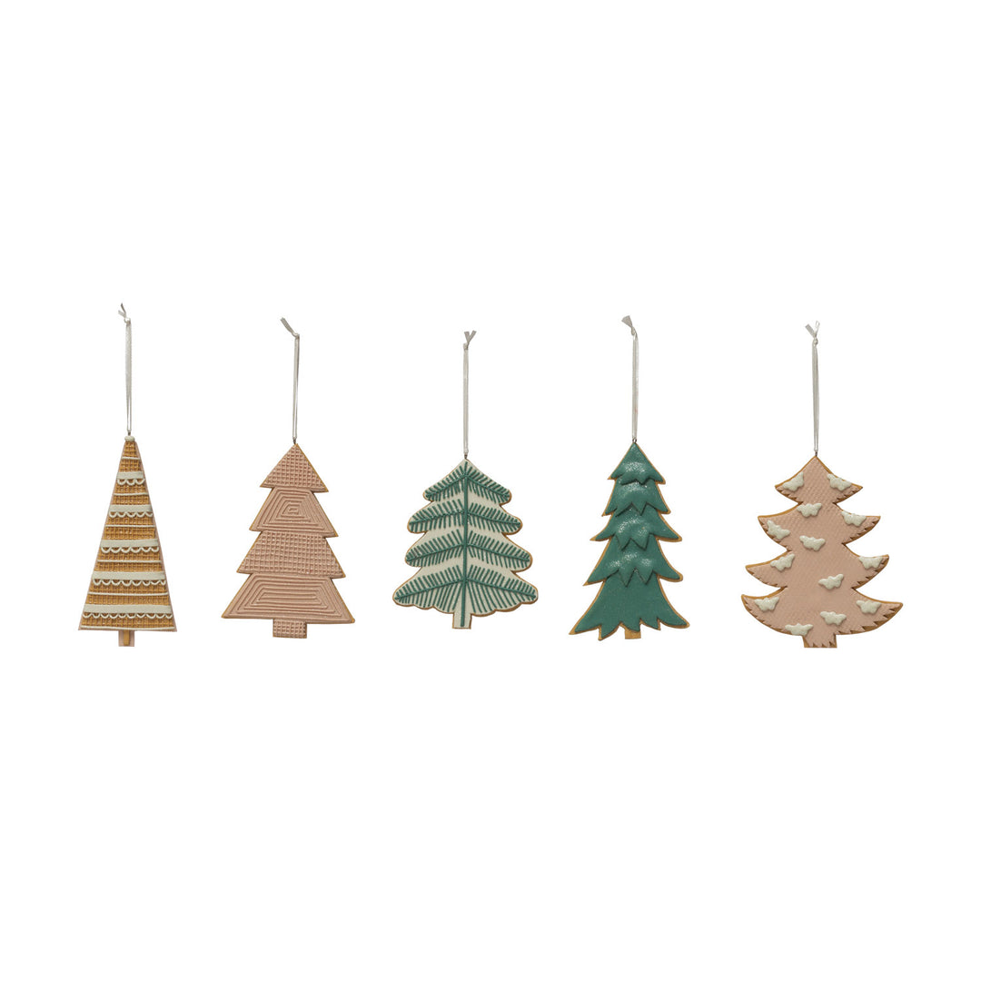 Clay Dough Tree Ornament, 5 Styles