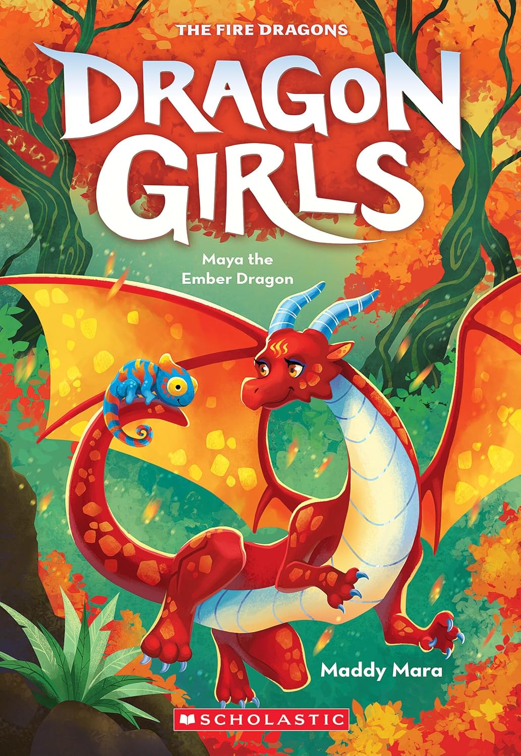 Dragon Girls: Maya the Ember Dragon by Maddy Mara (Dragon Girls #18)
