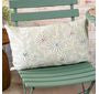 Embroidered Floral Pillow