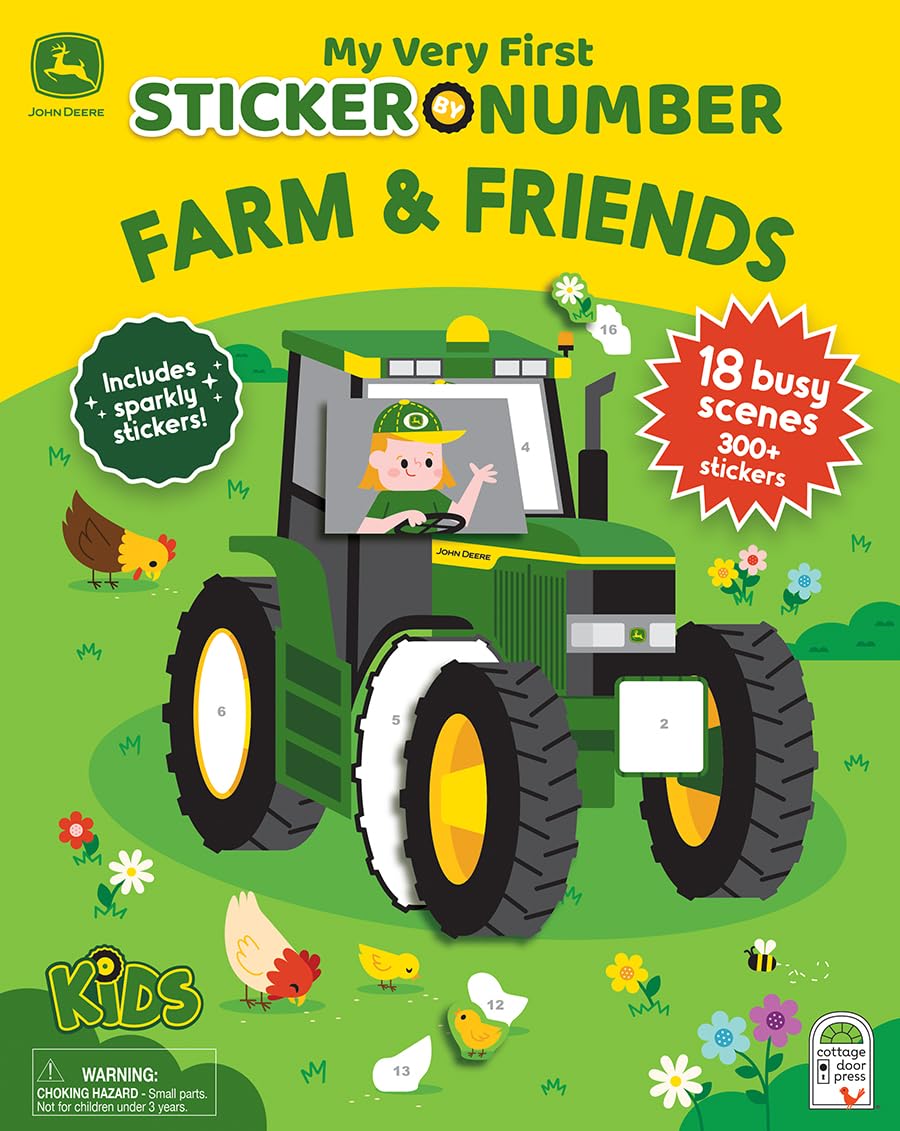 My Very First Sticker by Number: Farm and Friends
