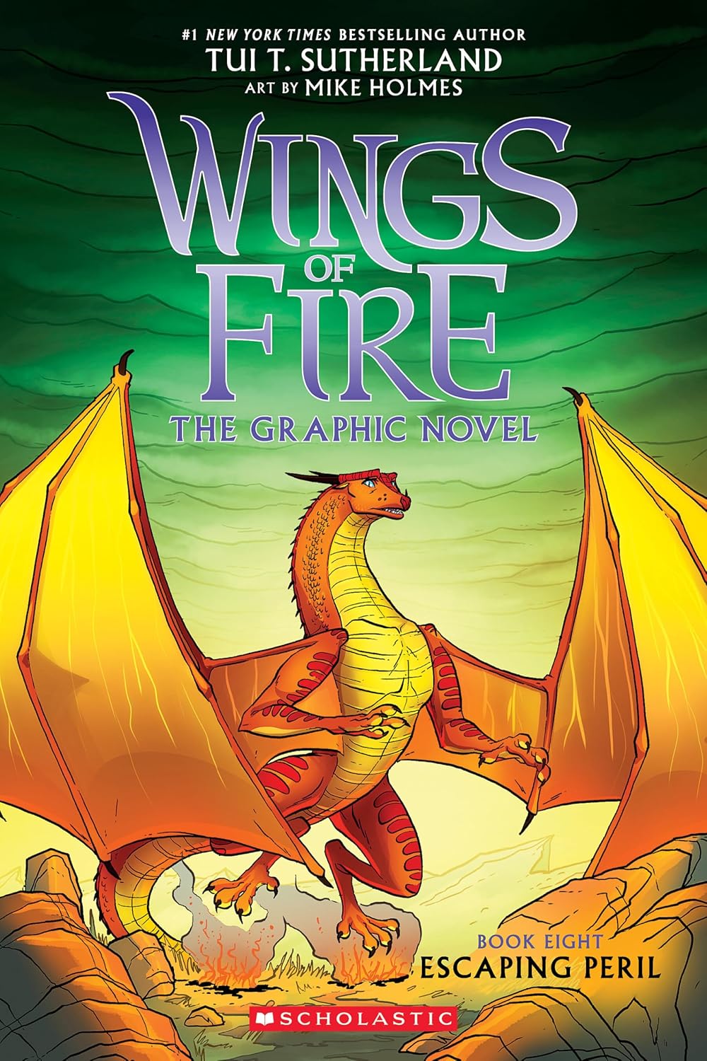 Wings of Fire: Escaping Peril (Book 8): The Graphic Novel by Tui T. Sutherland