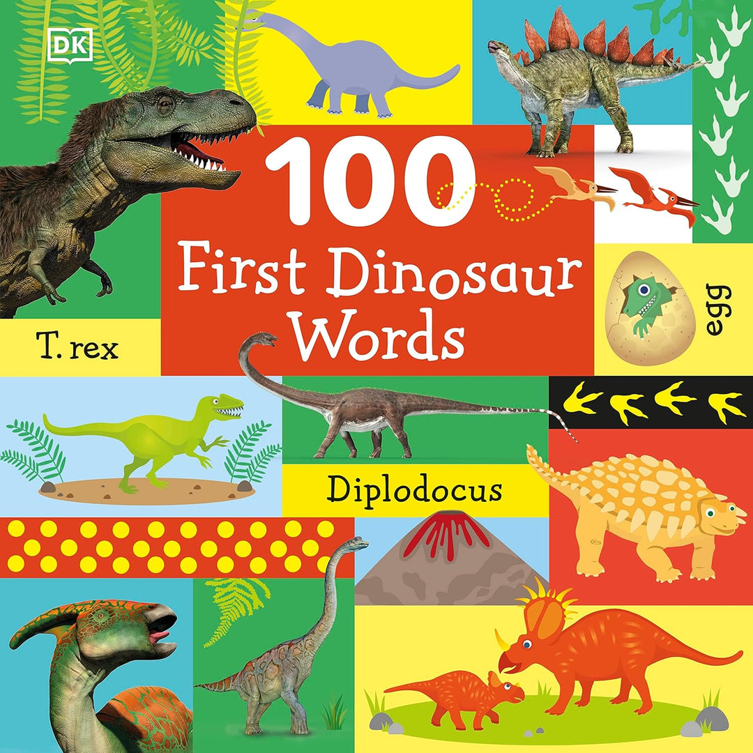 100 First Dinosaur Words (Boardback)
