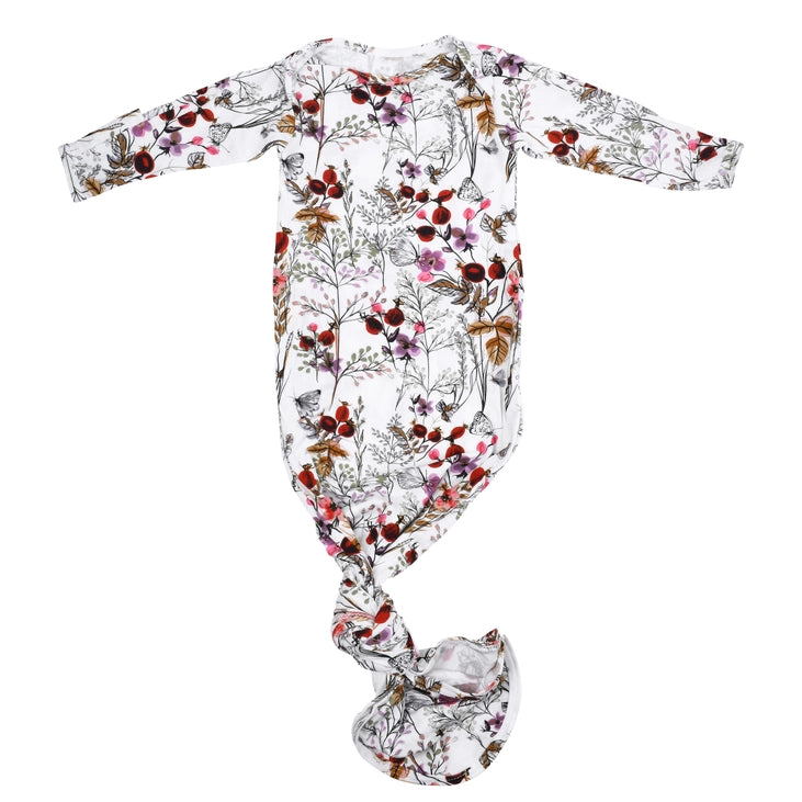 Knotted Baby Gown - Floral (Gown Only)