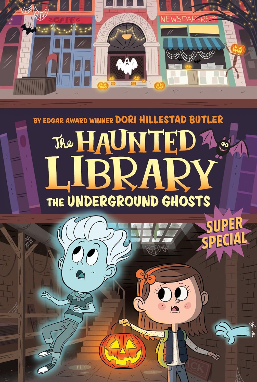 The Underground Ghosts #10: A Super Special (The Haunted Library) by Dori Hillstead Butler (Paperback)