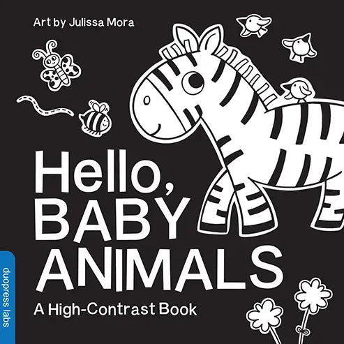 Hello, Baby Animals: A High-Contrast Book by Duopress Labs