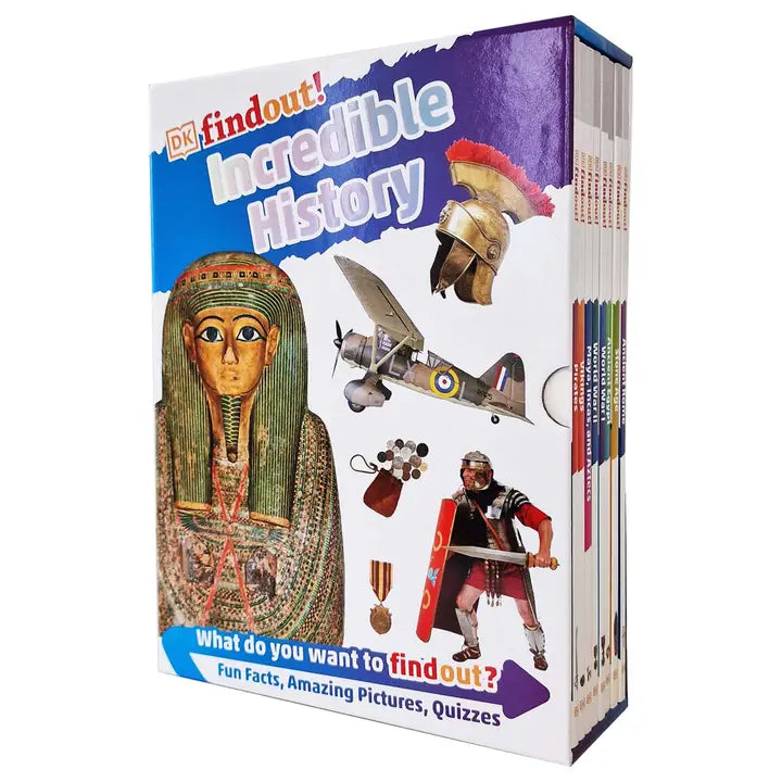 Incredible History (DK Findout!) 8 Book Box Set