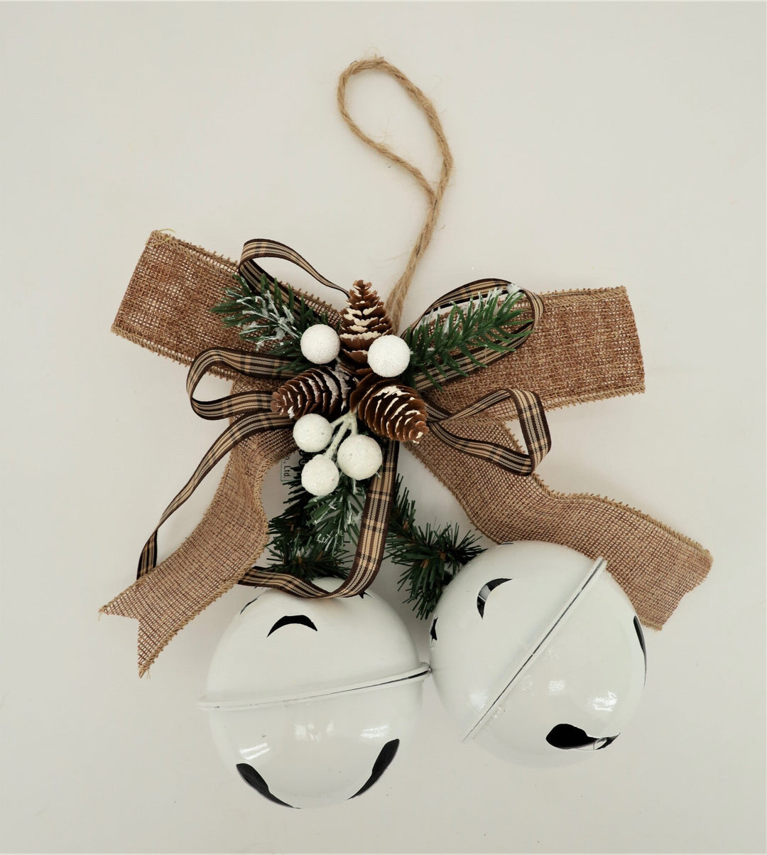 Jingle Bells w/Burlap Ribbon