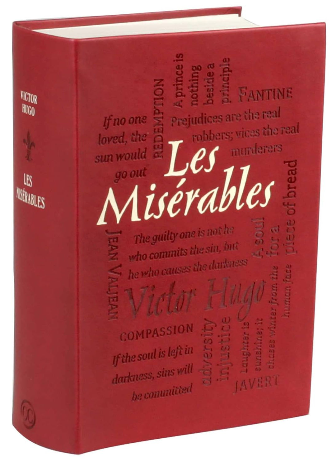 Les Miserables by Victor Hugo - WordCloud Classics Leatherbound