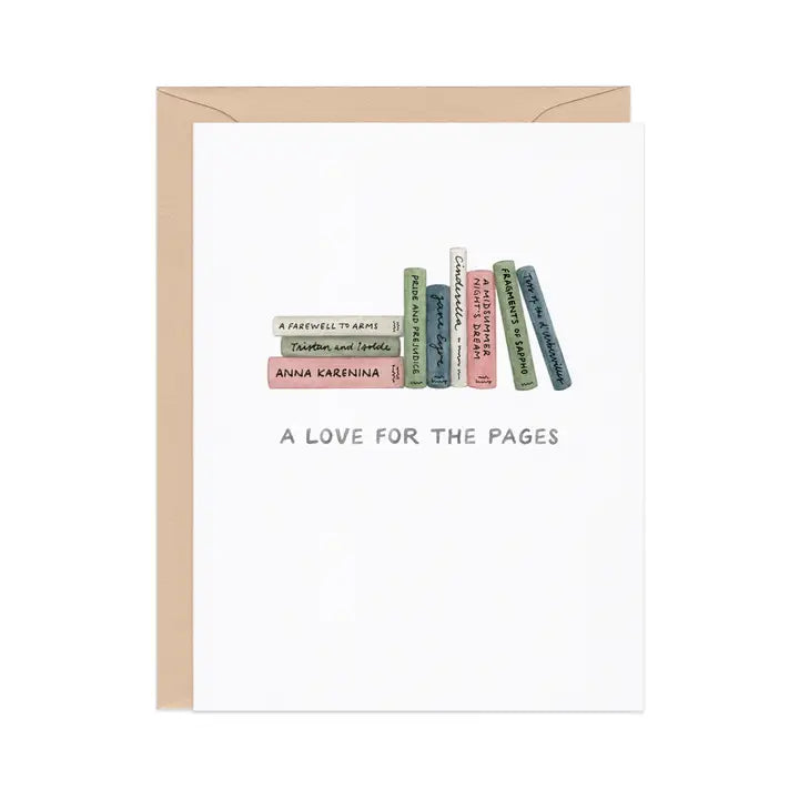 Love for the Pages - Love/Wedding Card