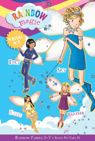 Rainbow Fairies (4 Books in 1!) #5-7 + Bonus Pet Fairy #1